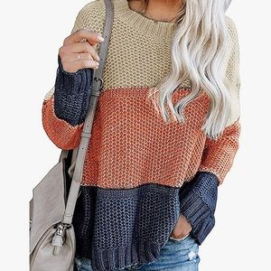 Merokeety Striped Sweater